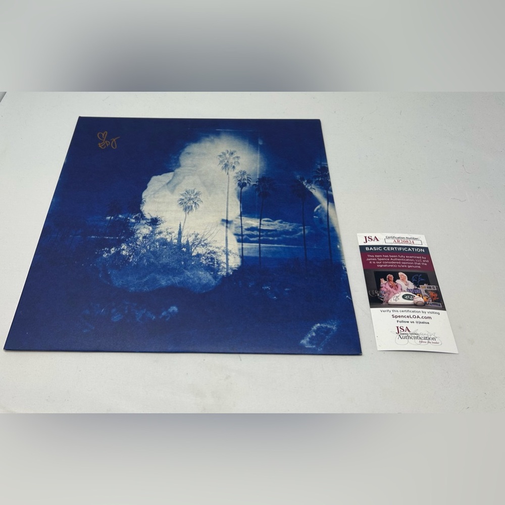 Fruit Bats signed A River Running‎ To Your Heart Album JSA COA